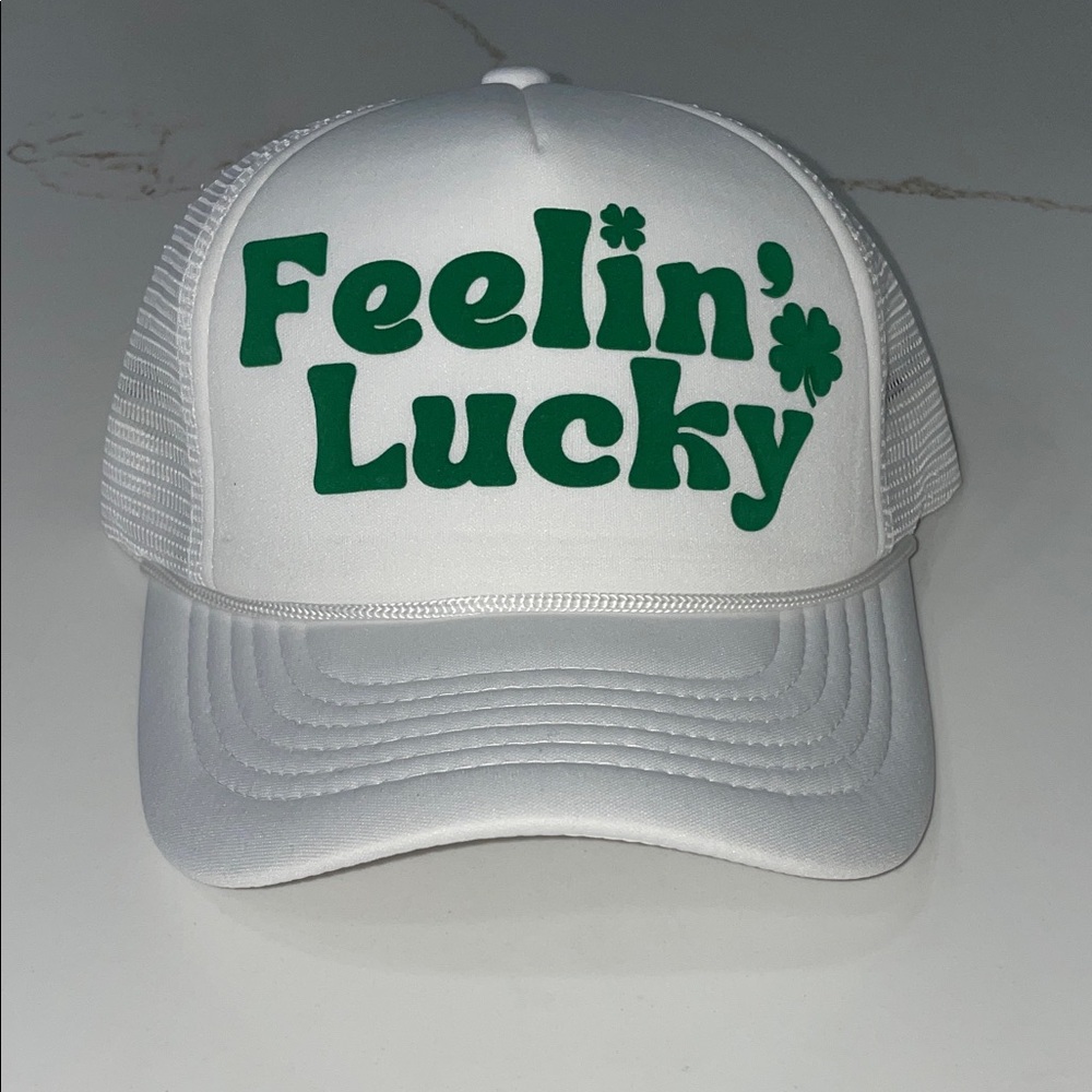 🍀🍀'Feelin' Lucky' St Patrick’s Day Trucker Hat